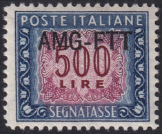 Trieste Zone A 1949 Sc J29 Sa S28 Postage Due MNH** Signed - Postage Due