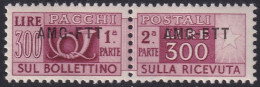 Trieste Zone A 1950 Sc Q24 Sa P24 Parcel Post MNH** - Colis Postaux/concession