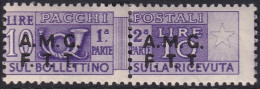 Trieste Zone A 1947 Sc Q6 Sa P6 Parcel Post MH* - Colis Postaux/concession