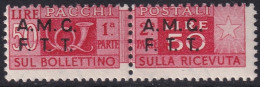 Trieste Zone A 1947 Sc Q8 Sa P8 Parcel Post MNH** - Postal And Consigned Parcels