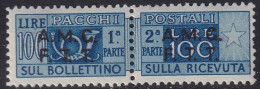 Trieste Zone A 1947 Sc Q9 Sa P9 Parcel Post MH* - Pacchi Postali/in Concessione