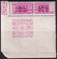 Trieste Zone A 1948 Sc Q5 Sa P5 Sheet Corner Parcel Post MNH** - Postal And Consigned Parcels