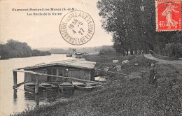 Nanteuil Les Meaux         77        Bord De La Marne  . Bateau Lavoir             (voir Scan) - Autres & Non Classés