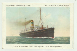 T.S.S. RIJNDAM - HOLLAND AMERICA LINE - NV FP - Passagiersschepen