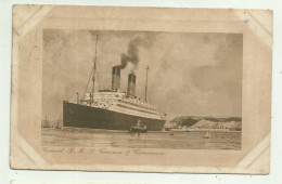 CUNARD - R.M.S. CARONIA & CARMANIA - VIAGGIATA  FP - Dampfer