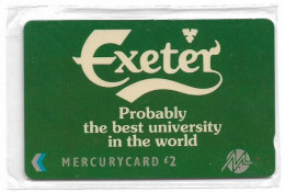 UK (Paytelco) - Exeter University, Carlsberg - 1PUND - PYU007 - 21.643ex, NSB - [ 4] Mercury Communications & Paytelco