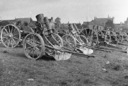 Photo Grande Guerre Format 13/18 Tirage Contemporain Argentique ,artillerie. - Krieg, Militär