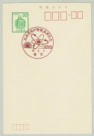 Japan / Nippon 1977, Ganzsachen-Karte Mit Sonderstempel Atom / Atomic - Atomo