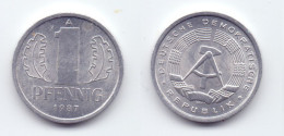 Germany DDR 1 Pfennig 1987 A - 1 Pfennig