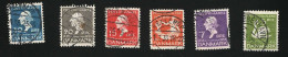 1935 Andersen Michel DK 222 - 227 Stamp Number DK 246 - 251 Yvert Et Tellier DK 229 - 234 - Usati