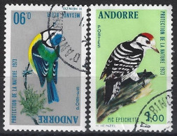 Andorra Francesa U 232/233 (o) Usado. 1973 - Used Stamps