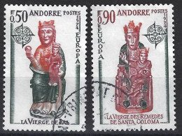 Andorra Francesa U 237/238 (o) Usado. 1974 - Gebruikt