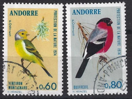 Andorra Francesa U 240/241 (o) Usado. 1974 - Used Stamps
