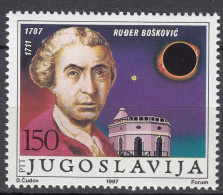 Yugoslavia Republic 1987 Rudjer Boskovic Mi#2210 Mint Never Hinged - Nuovi