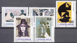 Yugoslavia Republic 1986 Art Mi#2201-2205 Mint Never Hinged - Ongebruikt