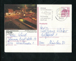 "BUNDESREPUBLIK DEUTSCHLAND" 1986, Bildpostkarte Bild "REMSCHEID", Stempel "LEVERKUSEN" (2/715) - Geïllustreerde Postkaarten - Gebruikt