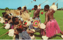 - FIDJI. - MEKE WESI - (Spear Dance) - Scan Verso - - Fidji