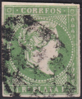 1857-403 CUBA ANTILLAS ESPAÑA SPAIN PUERTO RICO 1857 1r POSTAL FORGUERY  GRAUS TIPO III FALSO POSTAL. - Préphilatélie