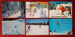 16 CPM - Sports D' Hiver - Ski - - Deportes De Invierno