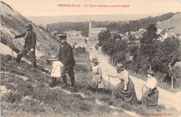 FRANCE - 27 - VERNON - Un Sport Salutaire Contre L'obésité - Carte Postale Ancienne - Vernon