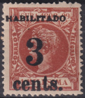 1899-664 CUBA US OCCUPATION 1899 3c S. 1ml . 3º ISSUE. PUERTO PRINCIPE. PHILATELIC FORGUERY FALSO FILATELICO. - Ungebraucht