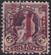 1902-157 CUBA REPUBLICA 1902 1c S. 3c INVERTED OVERPRINT FORGERY. - Usados