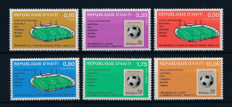 Haiti, 1973, Soccer World Cup Germany, Football, Sports, MNH, Michel 1243-1248 - Haïti