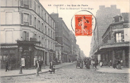 FRANCE - 92 - CLICHY - La Rue De Paris - Prise Du Boulevard Victor Hugo - Carte Postale Ancienne - Clichy