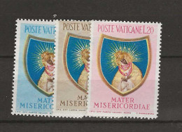 1954 MNH Vaticano Mi 227-29 Postfris** - Nuevos