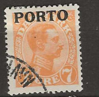 1921 USED Danmark Porto 3 - Portomarken