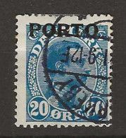 1921 USED Danmark Porto 5 - Segnatasse