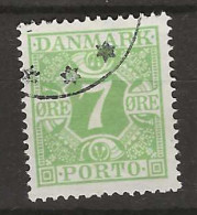 1921 USED Danmark Porto 12 - Portomarken