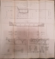 1890 REYNIES (82) PONT De REYNIES Sur Le TARN Grand Plan Technique - Public Works