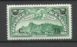 SAN MARINO 1936 Michel 232 * Air Mail - Poste Aérienne