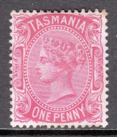 Tasmania - Scott #60 - MH - Gum Loss, Pulled Perf, Toning UR Corner - SCV $7.50 - Mint Stamps