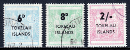 Tokelau Islands - Scott #6-8 - Used - SCV $4.75 - Tokelau