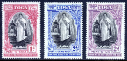 Tonga - Scott #70-72 - MH - SCV $16.65 - Tonga (...-1970)