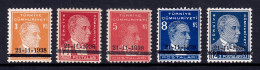 Turkey - Scott #811//816 - MH - Short Set Missing #814 - SCV $7.55 - Ongebruikt