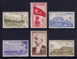 Turkey - Scott #922-927 - MH - SCV $4.70 - Nuevos