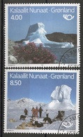 Groenland - Grönland - Greenland - Danemark 1991 Y&T N°206 à 207 - Michel N°217 à 218 (o) - NORDEN 91 - Usados