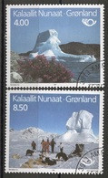 Groenland - Grönland - Greenland - Danemark 1991 Y&T N°206 à 207 - Michel N°217 à 218 (o) - NORDEN 91 - Gebraucht