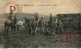 AMBULANCE DANS LES DUNES    LEOPOLDSBURG BOURG LEOPOLD Camp De BEVERLOO KAMP WWICOLLECTION - Leopoldsburg (Camp De Beverloo)