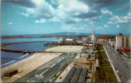 California Long Beach Looking West On Ocean Boulevard - Long Beach