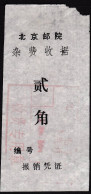 CHINA  CHINE Receipt Of Miscellaneous Charges Of Beijing Post Academy 0.20 Yuan - 3 - Other & Unclassified