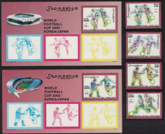 Somalia 2002 Football - World Cup JAPAN  Korea - 4V+2 MS MNH - 2002 – Südkorea / Japan