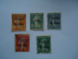 FRANCE  LEVANT   USED     STAMPS POSTMARK  LOT 5 - Autres & Non Classés