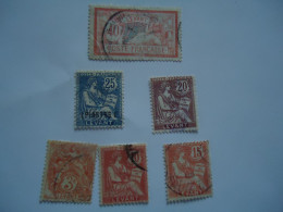 FRANCE  LEVANT   USED     STAMPS POSTMARK  LOT 6 - Otros & Sin Clasificación