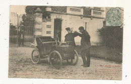 Cp , Automobile ,une Partie D'Auto, Dos Simple ,voyagée 1904 - Voitures De Tourisme