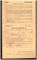 Dt- Reich (020361) Einberufungsbefehl A Vom 26.8.1939 Wehrmeldeamt Hanau Für KFZ!! - Documents