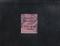 GOUVERNEMENT PROVISOIRE 6 P LILAS SURCHARGE B OBLITéRé N° 9 B YVERT ET TELLIER 1922 - Used Stamps